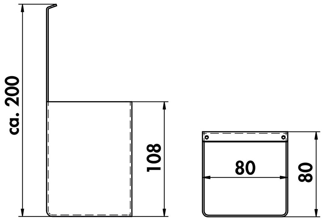 transFORM Köcher, schwarz matt