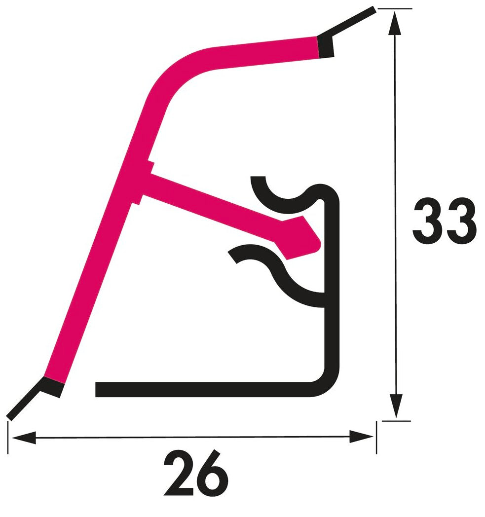 Wandanschlussprofil Set 1 trend-line