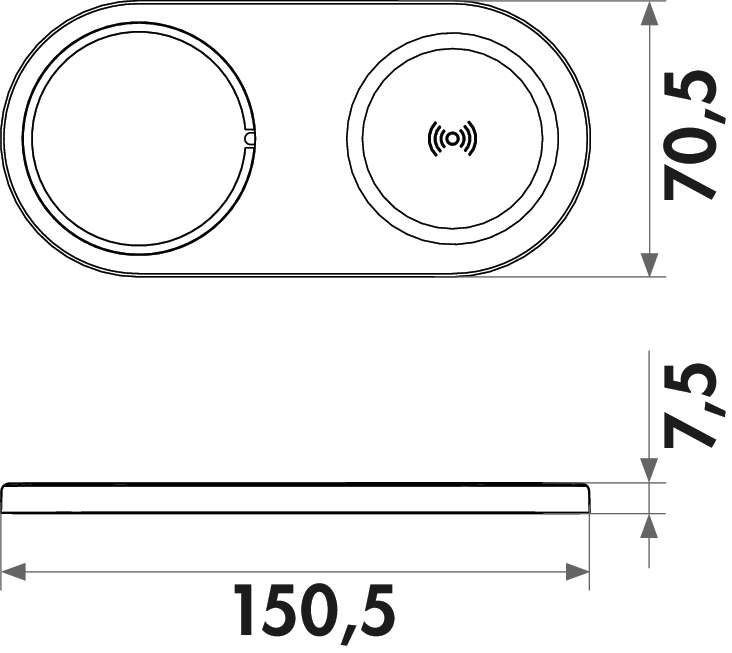 Evoline® One DisQ Qi