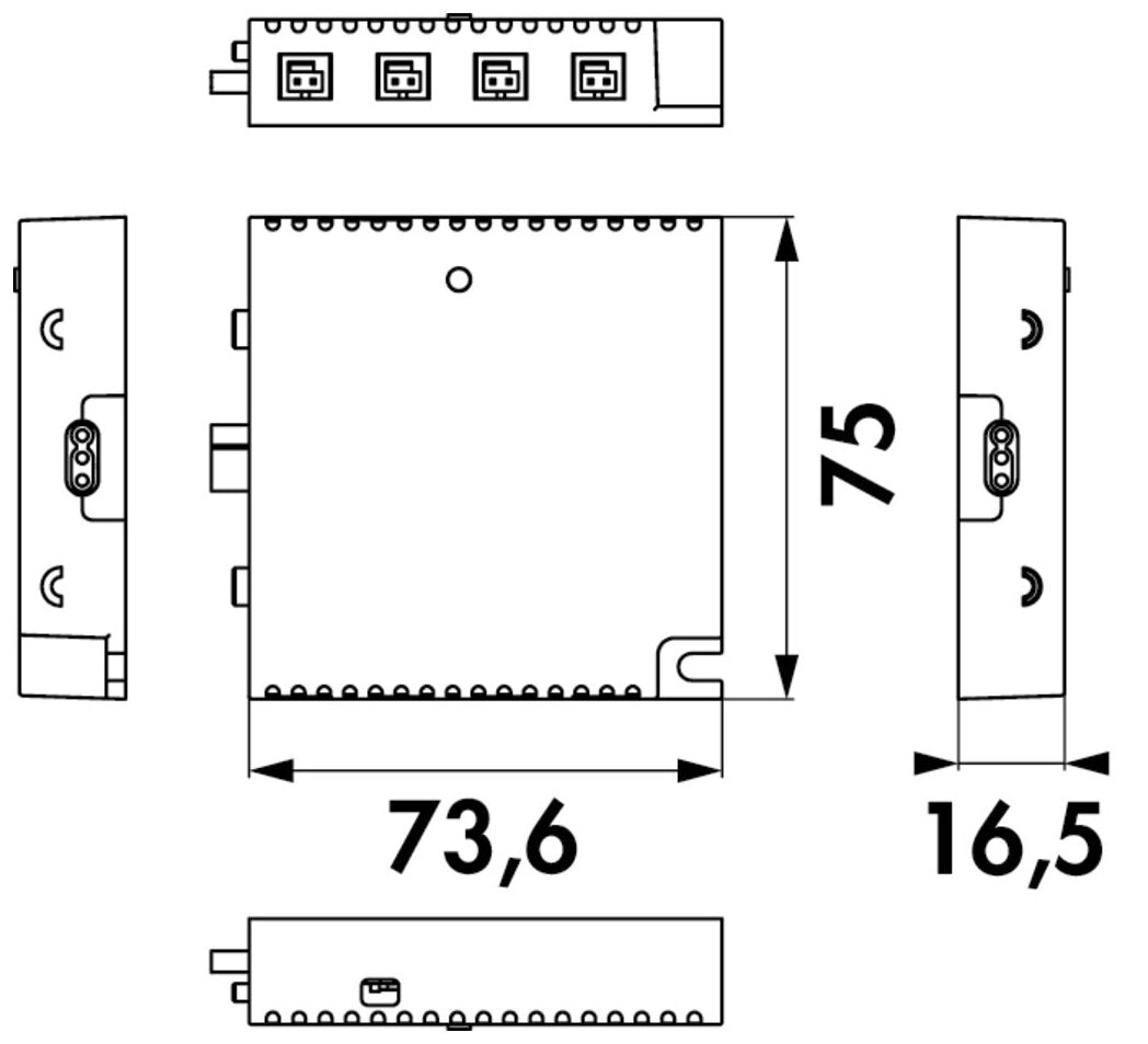 MEC Driver LED 1-Kanal Modul Funk/ZigBee