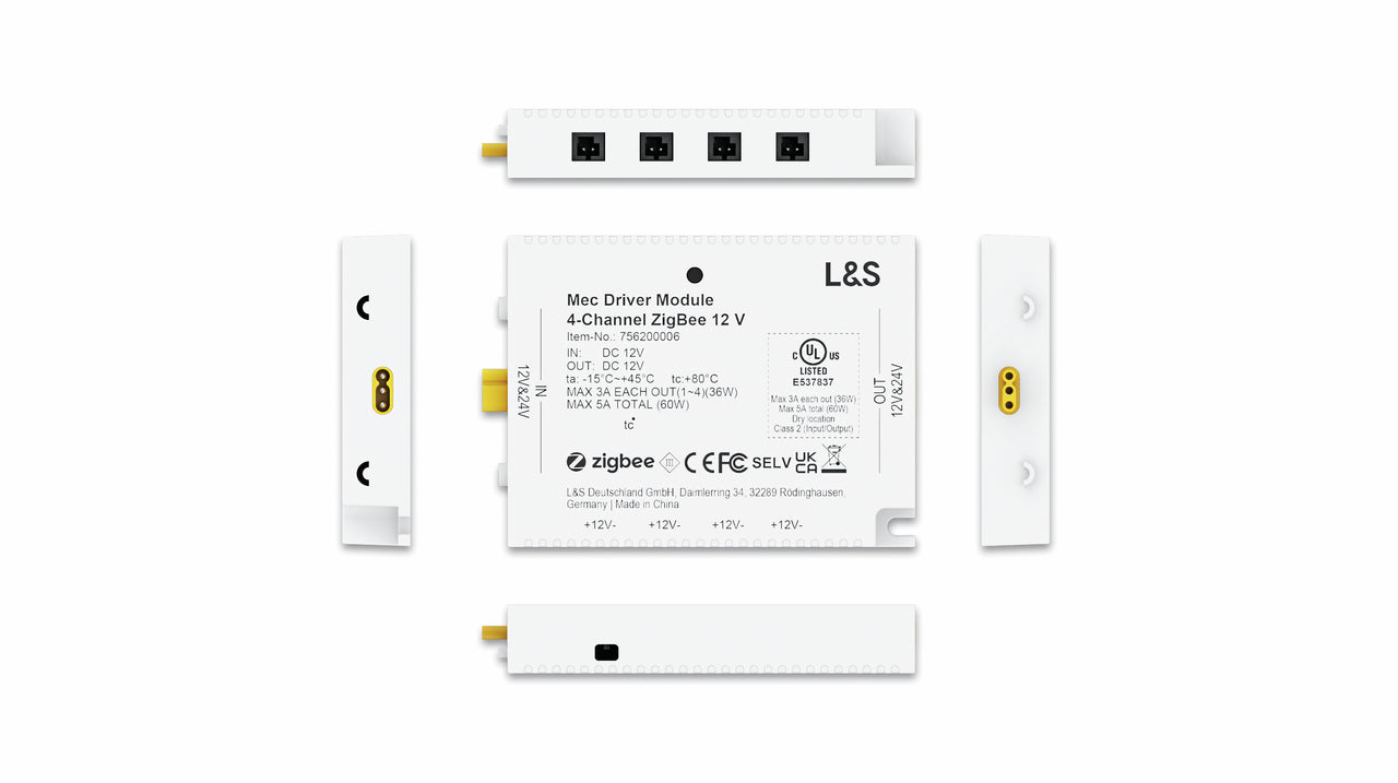 MEC Driver LED 4-Kanal Modul Funk/ZigBee