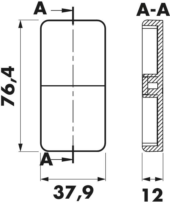 MEC Driver LED Blindabdeckung