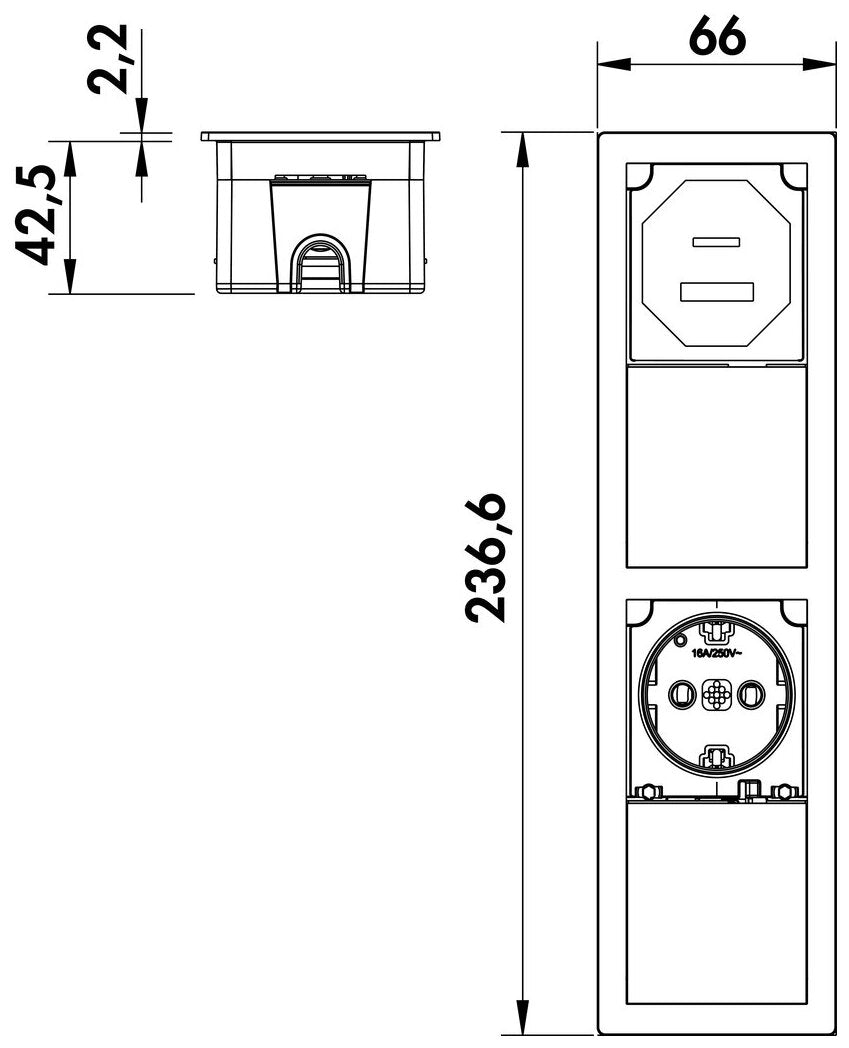VersaHit Mono Combi USB A/C