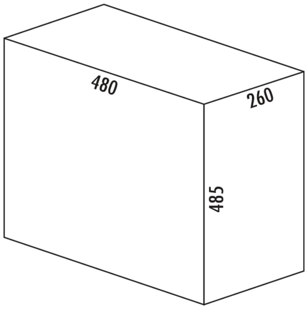 Traditionline Double-Boy® 485 S/300-3 mit Frontanbindung, alugrau
