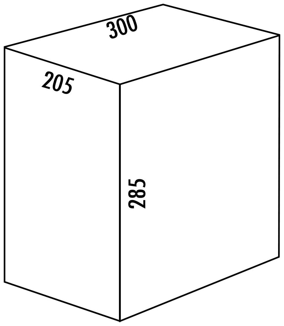 WESCO® Ersatzbehälter, alugrau, 15 l