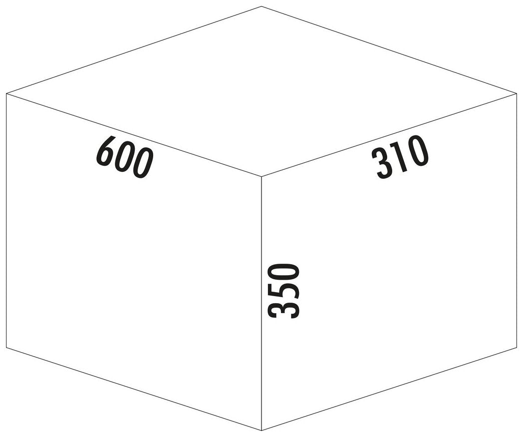 Cox Stand-UP® 350 K/600-2, anthrazit, H 350 mm