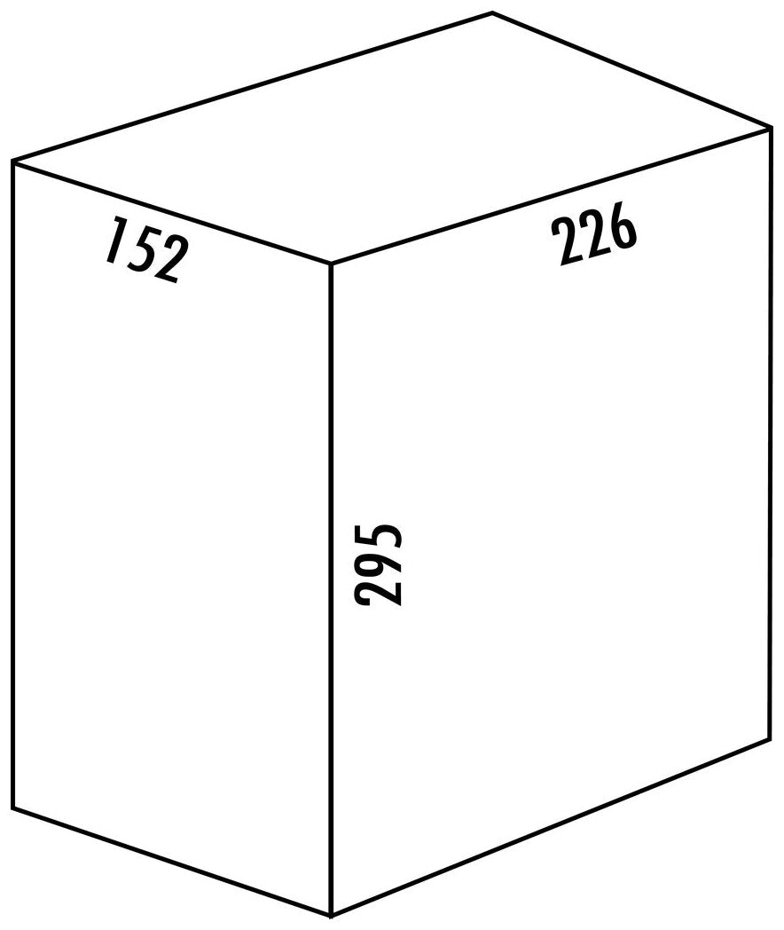 WESCO® Doppelbügel-Eimer, anthrazit, 8 l