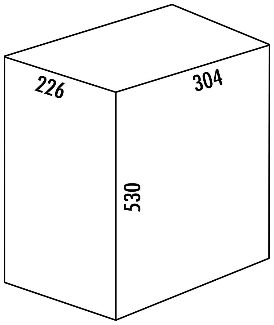 WESCO® Bügellose-Eimer, alugrau, 32 l