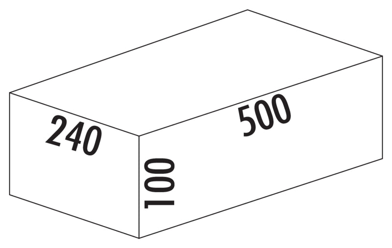 Zeichnung zu Cox Base-Board® 500 als Variante silber von Naber GmbH in der Kategorie Abfallsammler in Österreich auf conceptshop.at