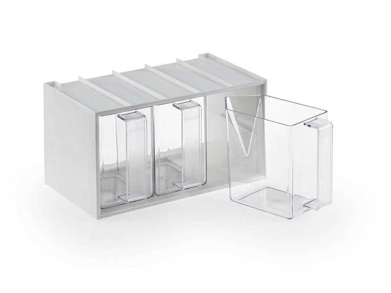 De Luxe 3 als Variante Schütten glasklar von Naber GmbH in der Kategorie Schrankausstattung in Österreich auf conceptshop.at