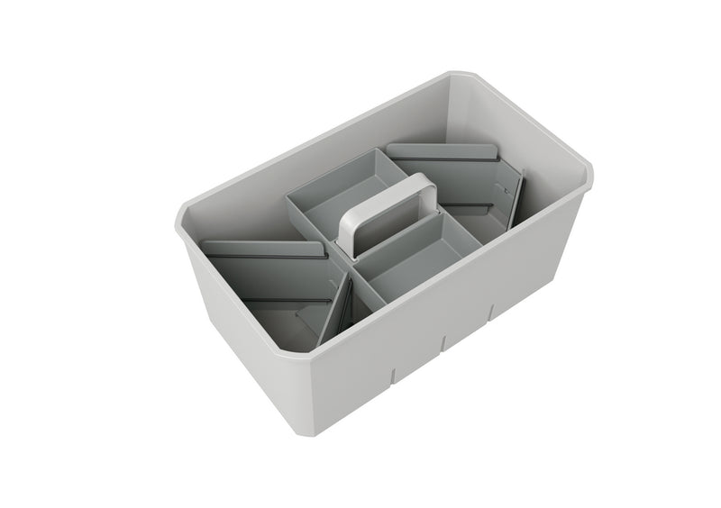 Cox Work® Concrete als Variante Set-2, inkl. Kleinteilebox, 2 x U-Trenner/V-Trenner von Naber GmbH in der Kategorie Abfallsammler in Österreich auf conceptshop.at