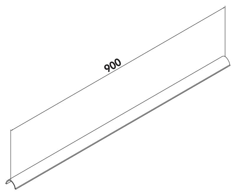 Zeichnung zu P-KBK Kabelkanal als Variante hellgrau von Naber GmbH in der Kategorie Lüftungstechnik in Österreich auf conceptshop.at